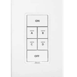 Insteon Dual Band Keypad Dimmer 6 Button White