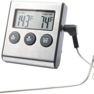 Digital Oven Meat Thermometer & Timer