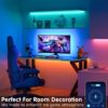 65.6ft Led Lights, Tenmiro 20m Led Lights Strip for Bedroom Smart Music Sync Color Changing LED Strip Lights with App and Remote Control RGB Led Strip