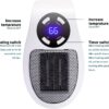 Brightown 350W Space Heater: Programmable Wall Outlet Space Heater