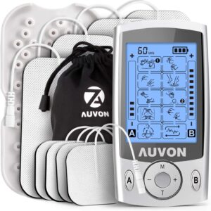 AUVON Dual Channel TENS Machine with 20 Modes