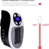 Brightown 350W Space Heater: Programmable Wall Outlet Space Heater