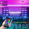 65.6ft Led Lights, Tenmiro 20m Led Lights Strip for Bedroom Smart Music Sync Color Changing LED Strip Lights with App and Remote Control RGB Led Strip