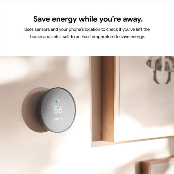 Google Nest Thermostat - Smart Thermostat for Home - Programmable WiFi Thermostat