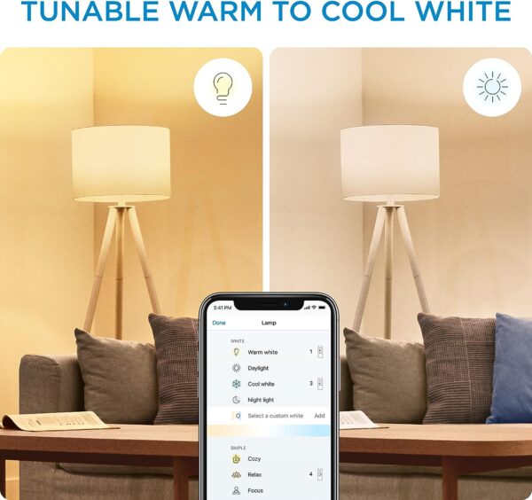 WiZ 100W A21 Frosted WiFi Full Color & Tunable White