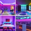 65.6ft Led Lights, Tenmiro 20m Led Lights Strip for Bedroom Smart Music Sync Color Changing LED Strip Lights with App and Remote Control RGB Led Strip